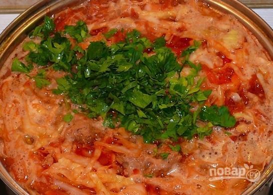 Вкусный борщ с тушенкой