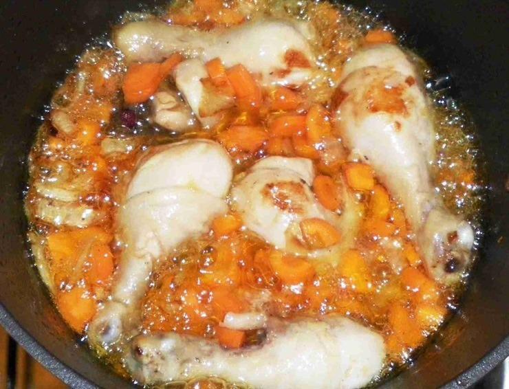 Плов с куриными ножками