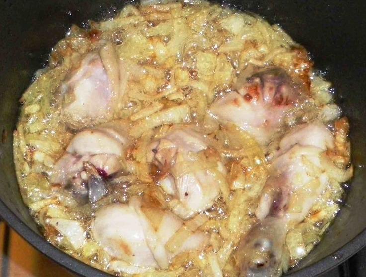 Плов с куриными ножками